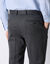 Pantalon ville ceinture ajustable boucle - polylaine (gris anthracite)
