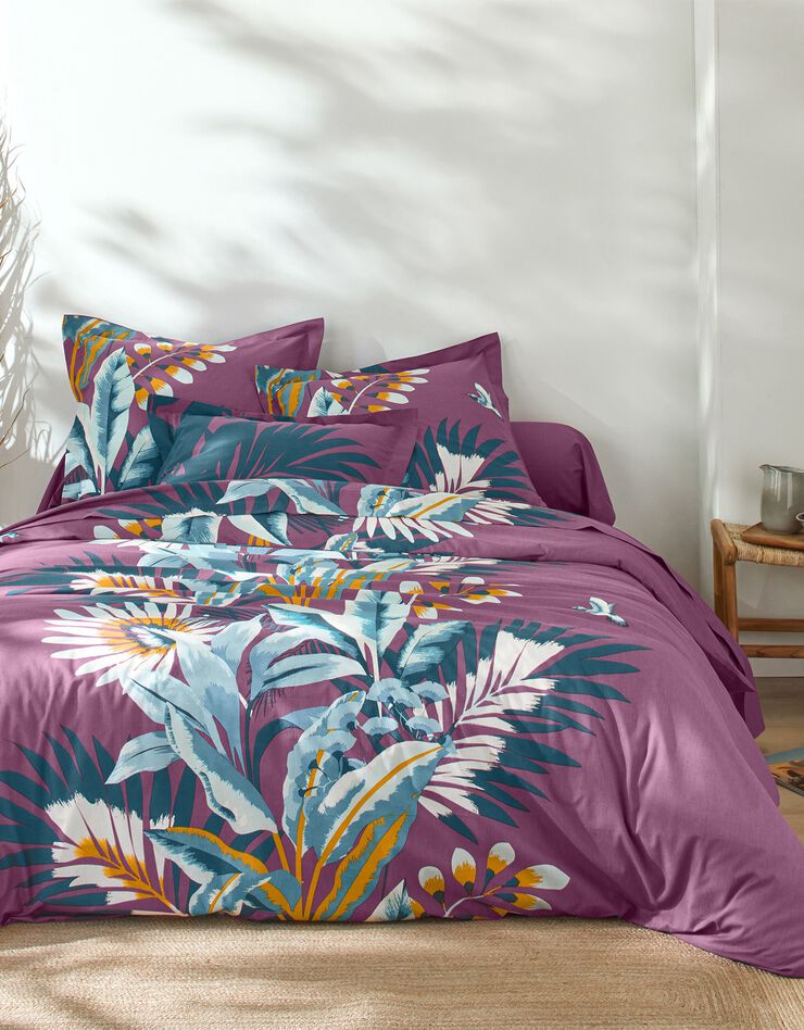Linge de lit Solange - coton, prune Linge de lit Solange - coton, prune, hi-res image number 0