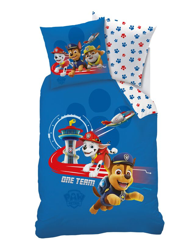 Lakenset Paw Patrol - katoen (blauw)