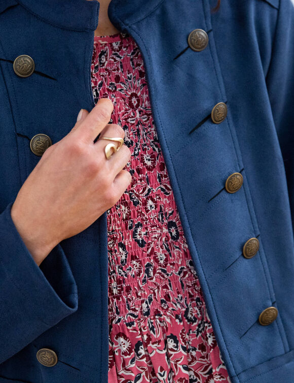 Veste officier suédine (marine)