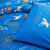 Linge de lit Mad&egrave;re imprim&eacute; proven&ccedil;al - en coton  (bleu)