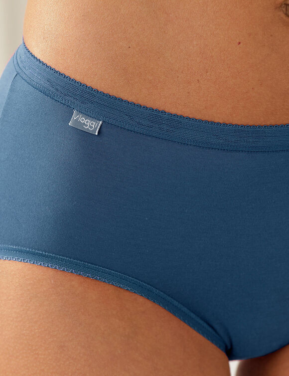 Culotte midi Basic - lot de 3 (bleu + marine + blanc)