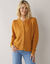 Cardigan in fantasietricot, met knoopsluiting (kerrie)