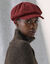 Casquette velours r&eacute;glable (bordeaux)