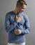 Ondershirt voor heren, met ronde hals en lange mouwen, intense warmte - set van 2 (jeans)