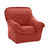 Voorgevormde, gematelasseerde hoes - fauteuils en zitbanken (terracotta)