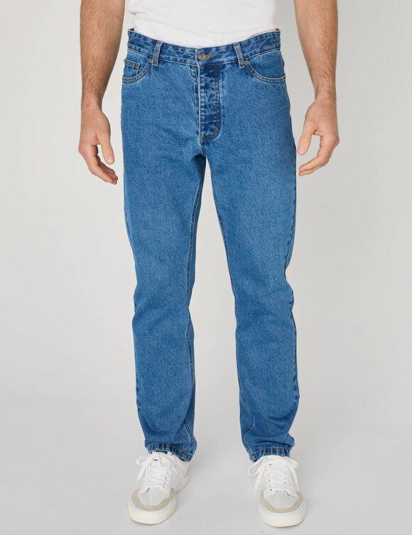 Jean droit basique 100% coton - L28 (stone clair)