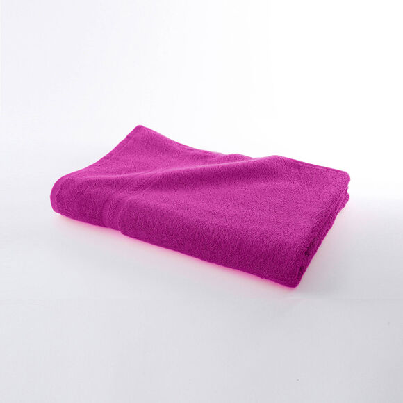 Collection serviettes de bain unies 420 g/m2 confort moelleux (bruyère)