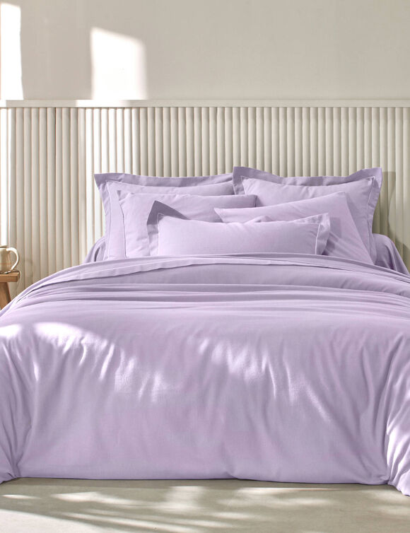 Linge de lit uni - flanelle 160 g/m&sup2; (lavande)