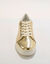 Metallic sneakers met veters (goudkleurig)