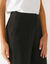 7/8-broek in slimmodel, effen (zwart)