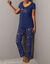 Pantalon de pyjama imprim&eacute; &eacute;toiles Estrella - coton (marine)