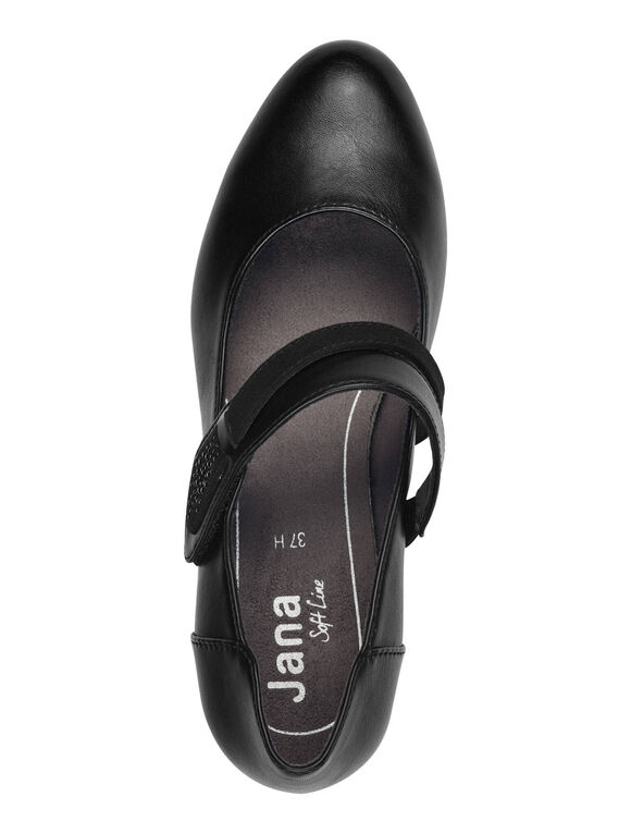 Babies à talons (noir)