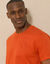 T-shirt met ronde hals en korte mouwen (oranje)