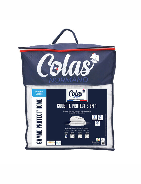 Couette Greenhome® protection 3 en 1 - 500 g/m² (blanc)