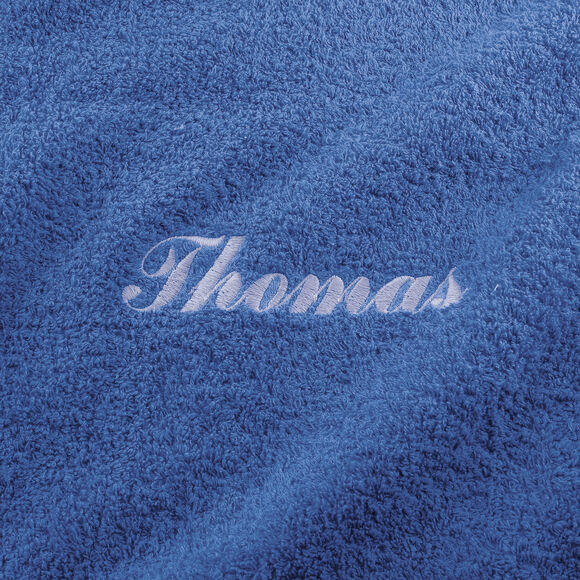 Collection serviettes de bain personnalisables confort moelleux (bleu dur)