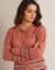 Gilet détail jacquard  (rose grisé)