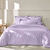 Linge de lit uni flanelle (lavendel)