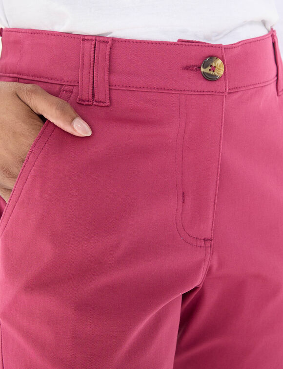 Pantalon chino stretch (prune)