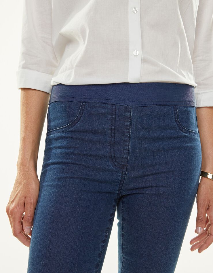Jegging denim taille élastiquée - petite stature (stone)
