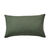 Housse de coussin unie bachette - lot de 2 (vert)