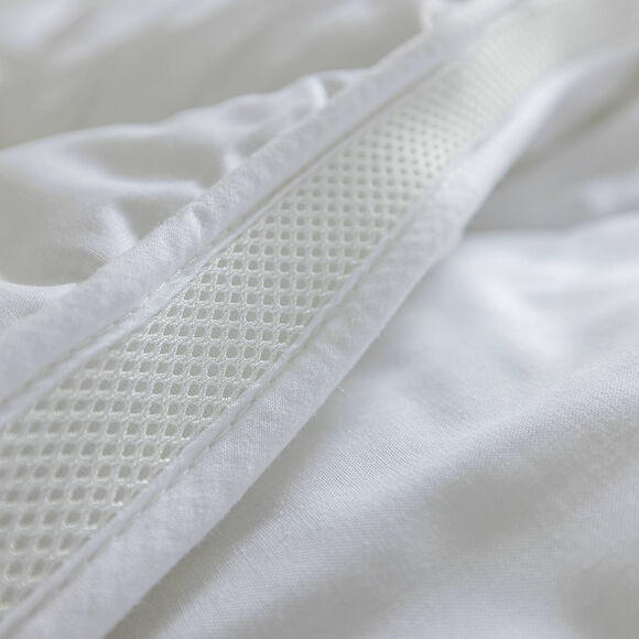 Dekbed in polyester met luipaardprint 200g/m2 (wit)