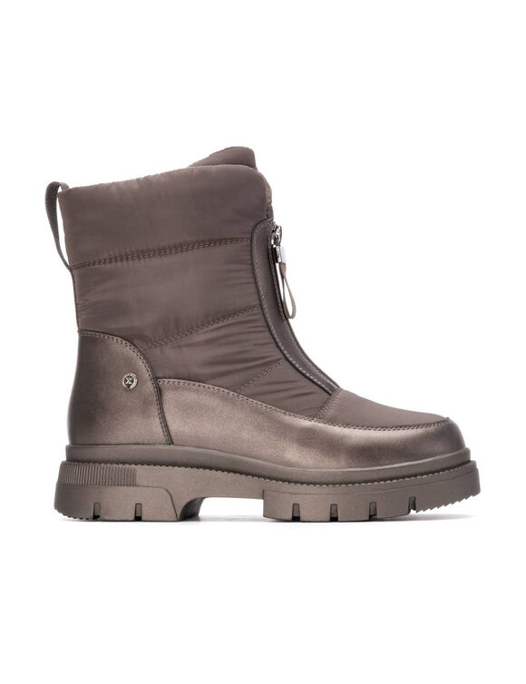 Boots met rits (bronskleur)