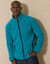 Blouson in microfleecetricot met rits (eendenblauw)