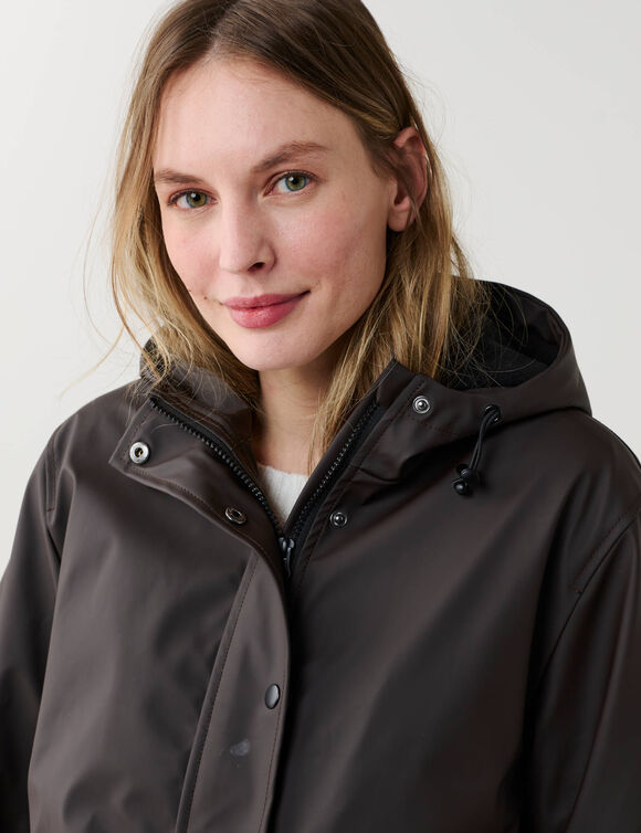 Cir&eacute; imperm&eacute;able en polyester recycl&eacute;(**) (chocolat)