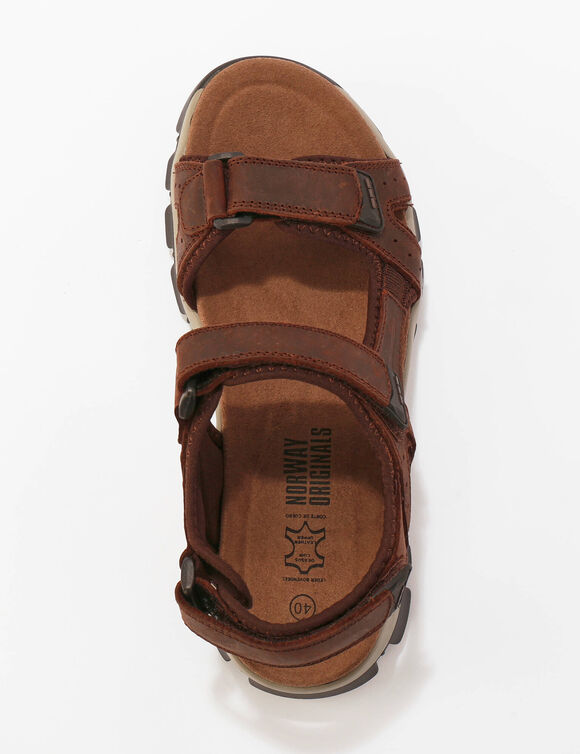 Sandales de randonn&eacute;e scratch&eacute;es  (marron)