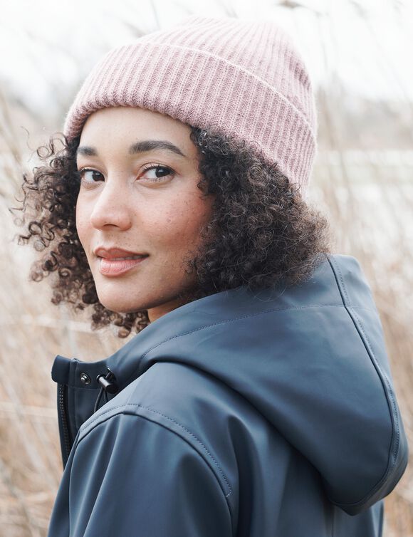 Bonnet mixte en polyester recyclé(**) (rose)