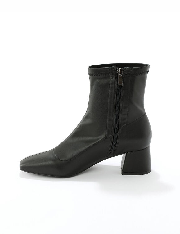 Boots chaussette stretch (noir)