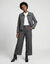 Broek met hoge taille, in broekrok-stijl (chin&eacute; grijs)