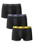 Boxer Mix And Colors DIM - set van 3 (zwart + blauw + geel)
