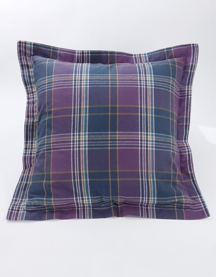 Bedlinnen in flanel Scott, ingeweven motieven, aubergine Bedlinnen in flanel Scott, ingeweven motieven, aubergine, hi-res image number 2