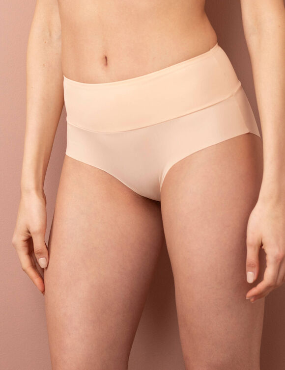 Culotte taille haute grand confort invisible - Lot de 2 (nude)