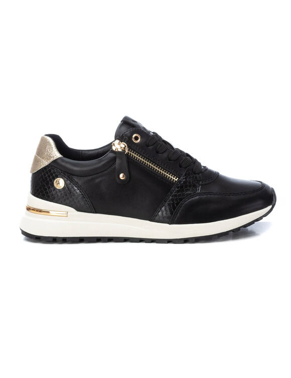 Sneakers met rits (zwart)