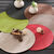 Set de table rond bambou - Lot de 4 (taupe)
