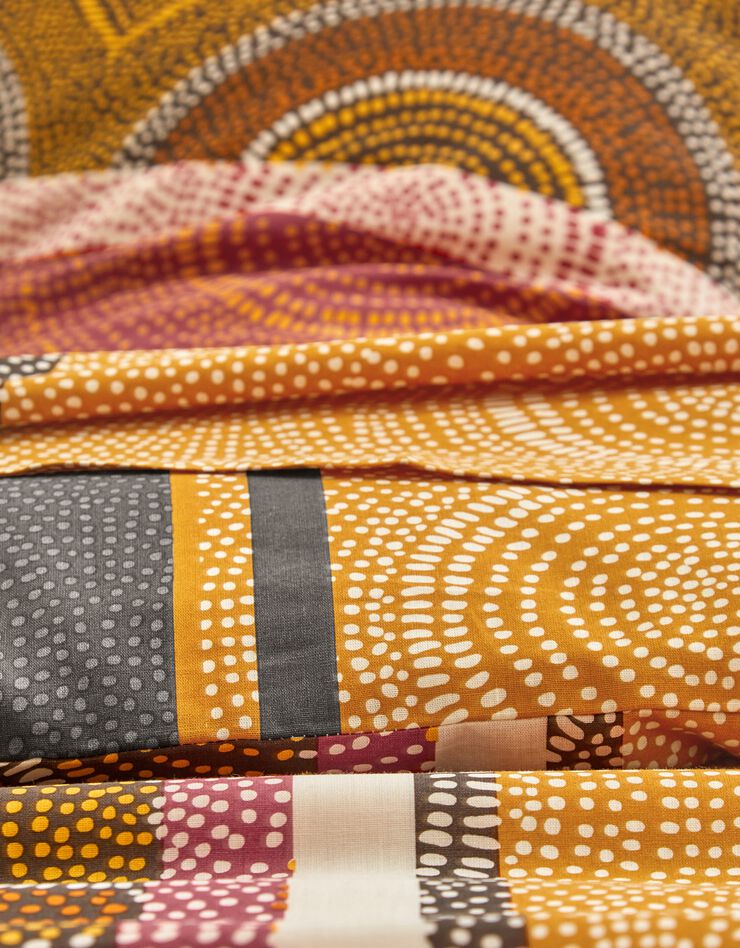 Linge de lit Youssou coton (chocolat)