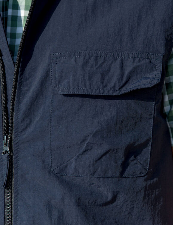 Gilet multipoches sans manches (marine)