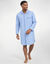 Liquette pyjama unie popeline coton (bleu ciel)