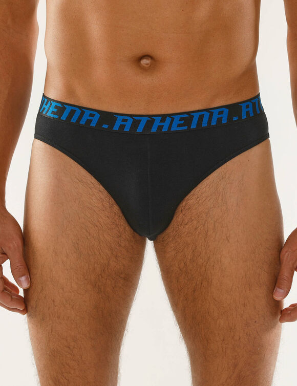 Slip My Petit Prix Athena&reg; - lot 4 (noir + marine + bleu)