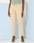 Effen chino broek, milanotricot (zandkleur)