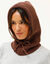 Cagoule en maille (chocolat)