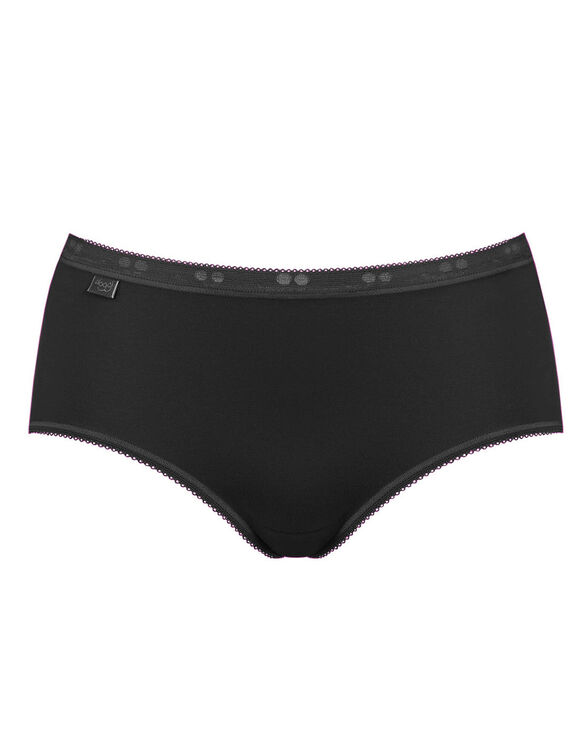 Culotte midi Basic - lot de 3 (noir)