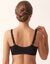 Soutien-gorge dentelle et microfibre ouvert devant - sans armatures (noir)