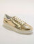 Metallic sneakers met veters (goudkleurig)