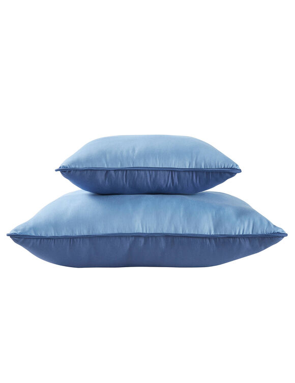 Couette bicolore microfibre 350 g/m&sup2; (bleu oc&eacute;an / bleu ciel)