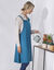 Tablier de cuisine japonais coton (bleu)