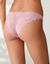 Culotte forme tanga microfibre et dentelle stretch - lot de 2 (violine)